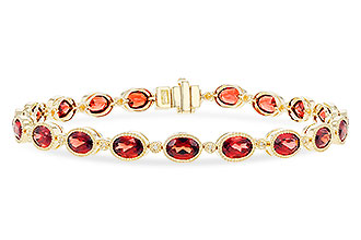 A328-93239: BRACELET 9.22 TW GARNET 9.26 TGW