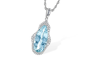 B245-33211: NECK 3.97 AQUAMARINE 4.20 TGW