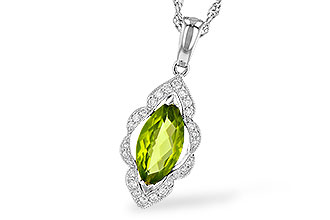 B245-33248: NECK .94 PERIDOT 1.05 TGW