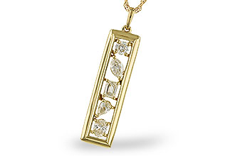 B328-99566: NECKLACE .85 TW FANCY CUT DIAMONDS