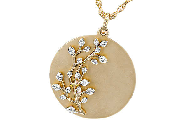 C329-82302: NECKLACE .24 TW
