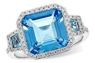 D245-35047: LDS RG 4.40 TW BLUE TOPAZ 4.60 TGW