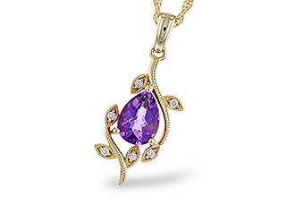 D329-85047: NECKLACE .88 AMETHYST .93 TGW (8x6MM AMY)