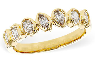 D329-88720: LDS DIA WED RG .62 TW FANCY CUT DIAS