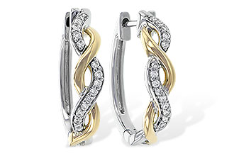 E244-36893: EARRINGS .15 TW