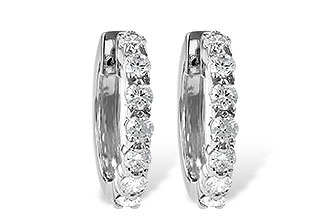 F240-75929: EARRINGS 1.00 CT TW