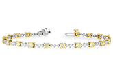 F243-51447: BRACELET 2.80 YELLOW DIA 4.01 TW