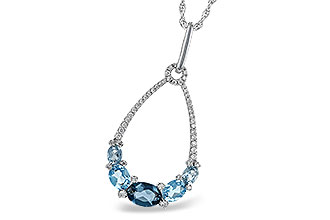 G242-58674: NECK 1.76 BLUE TOPAZ 1.96 TGW