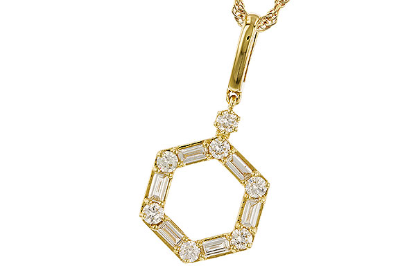 G329-82356: NECKLACE .14 BAG .35 TW