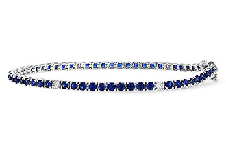 G329-83247: BRACELET 3.27 TW SAPP 3.52 TGW (7")