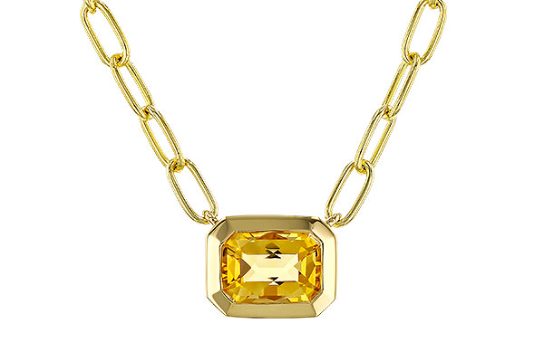 G329-87793: NECKLACE .86 CITRINE (18")