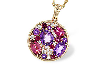 G329-88720: NECK 1.83 TW SEMI-PRECIOUS (P.TOUR, AMY) 2.00 TGW