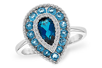 H245-31438: LDS RG 1.52 TW BLUE TOPAZ 1.60 TGW