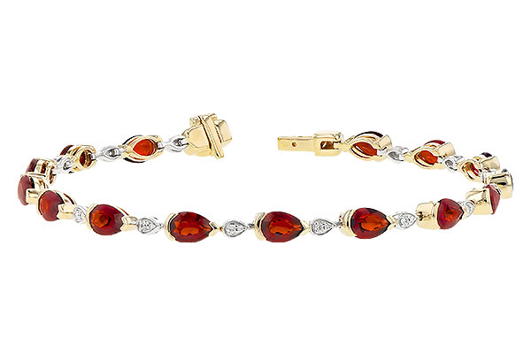 H328-04111: BRACELET 6.44 GARNET 6.60 TGW