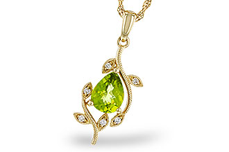 H329-85038: NECKLACE 1.16 PERIDOT 1.21 TGW (8x6MM PER)