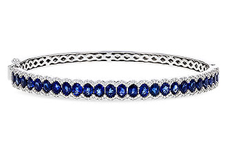 H329-89556: BANGLE 5.09 TW SAPPHIRE 5.65 TGW