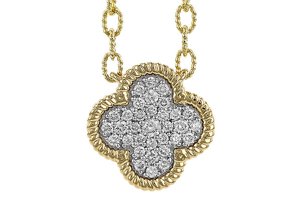 K328-99592: NECKLACE .32 TW (18")