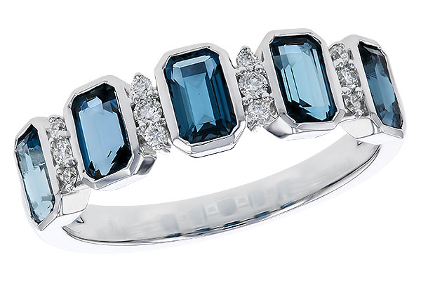 K329-85029: LDS RG 1.46 TW LONDON BLUE TOPAZ 1.58 TGW